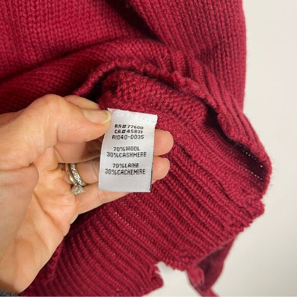 Sandrine Rose Boys Don't Cry Cashmere Sweater - Wine Red
NWT XS - Picture 10 of 10